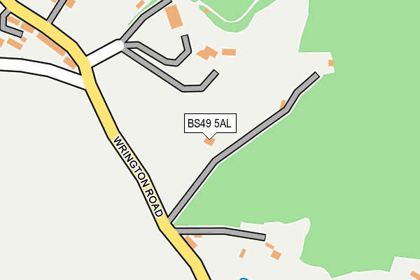 BS49 5AL map - OS OpenMap – Local (Ordnance Survey)