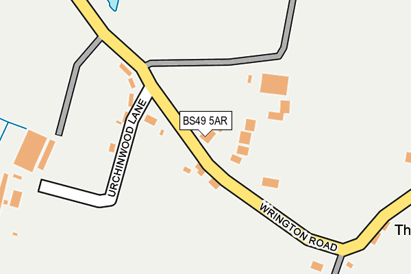 BS49 5AR map - OS OpenMap – Local (Ordnance Survey)