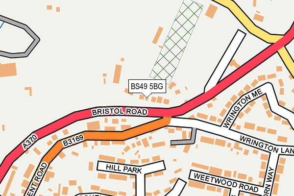 Map of BRISTOL ROAD HAND CAR WASH LTD at local scale