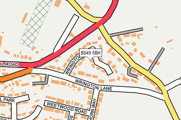 BS49 5BH map - OS OpenMap – Local (Ordnance Survey)
