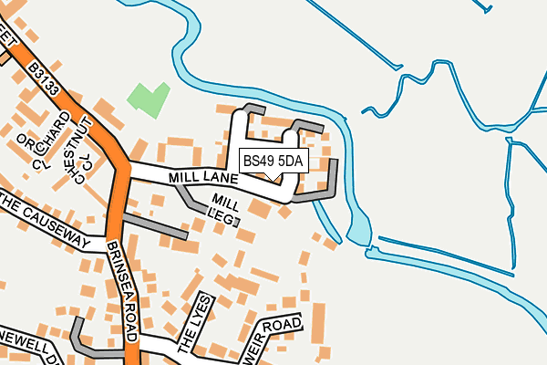 BS49 5DA map - OS OpenMap – Local (Ordnance Survey)