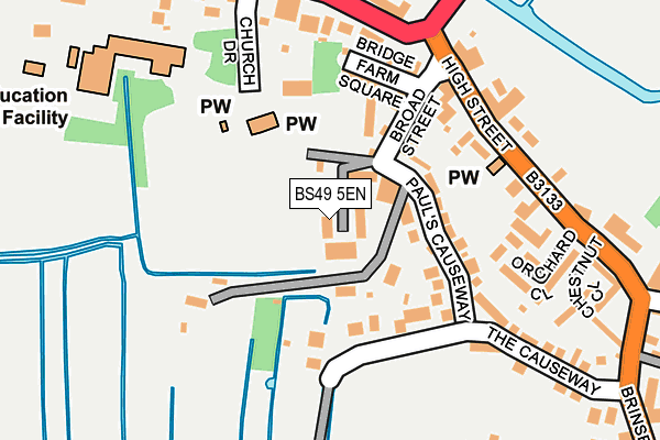 BS49 5EN map - OS OpenMap – Local (Ordnance Survey)