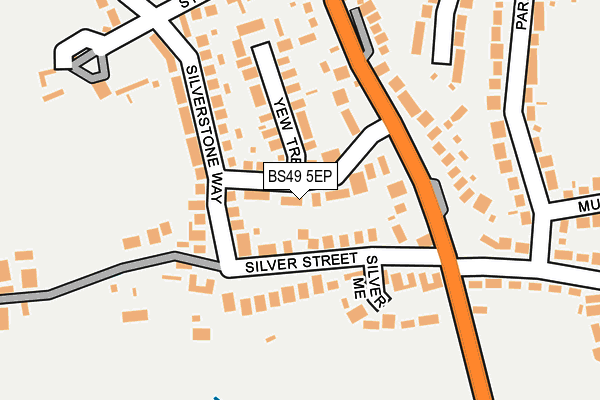 BS49 5EP map - OS OpenMap – Local (Ordnance Survey)