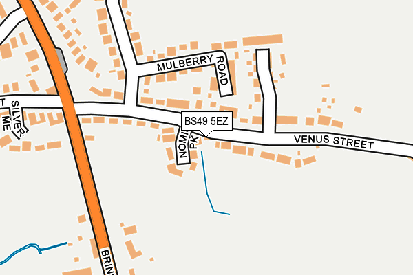 BS49 5EZ map - OS OpenMap – Local (Ordnance Survey)