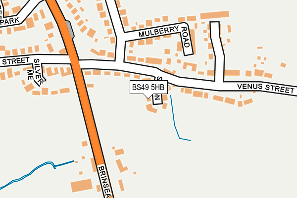 BS49 5HB map - OS OpenMap – Local (Ordnance Survey)