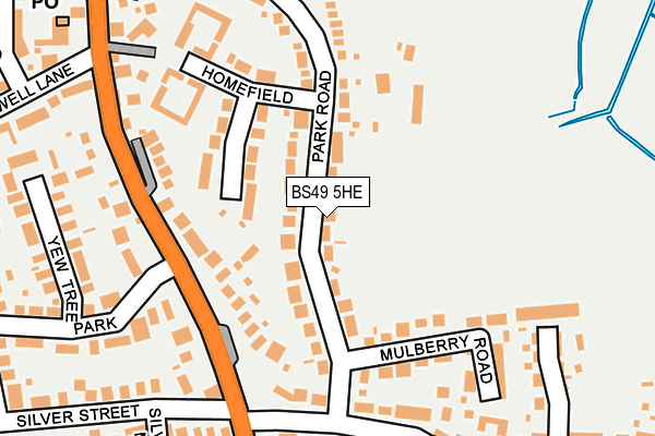 BS49 5HE map - OS OpenMap – Local (Ordnance Survey)