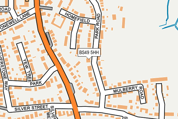 BS49 5HH map - OS OpenMap – Local (Ordnance Survey)
