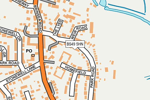 Map of BEAU. CLOTHING LTD at local scale