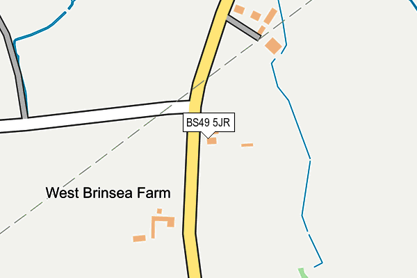 BS49 5JR map - OS OpenMap – Local (Ordnance Survey)