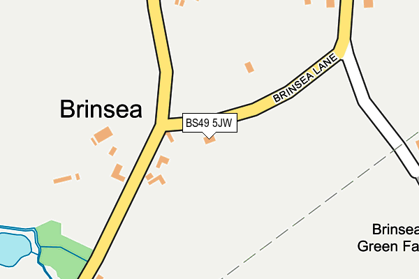 BS49 5JW map - OS OpenMap – Local (Ordnance Survey)