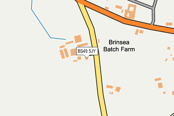 BS49 5JY map - OS OpenMap – Local (Ordnance Survey)