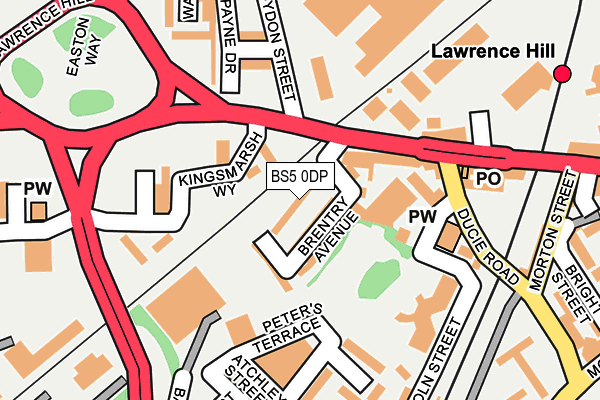 BS5 0DP map - OS OpenMap – Local (Ordnance Survey)