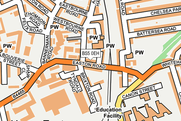 BS5 0EH map - OS OpenMap – Local (Ordnance Survey)