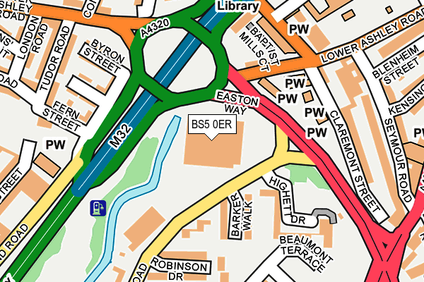 BS5 0ER map - OS OpenMap – Local (Ordnance Survey)