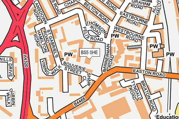 Map of CULMBRIDGE LTD at local scale