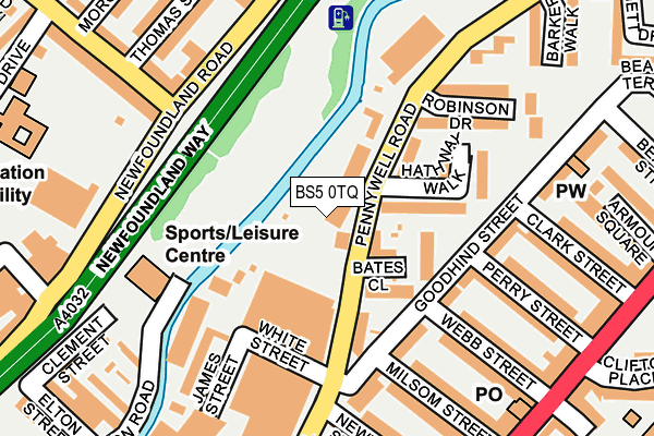 BS5 0TQ map - OS OpenMap – Local (Ordnance Survey)