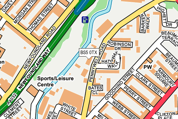 BS5 0TX map - OS OpenMap – Local (Ordnance Survey)