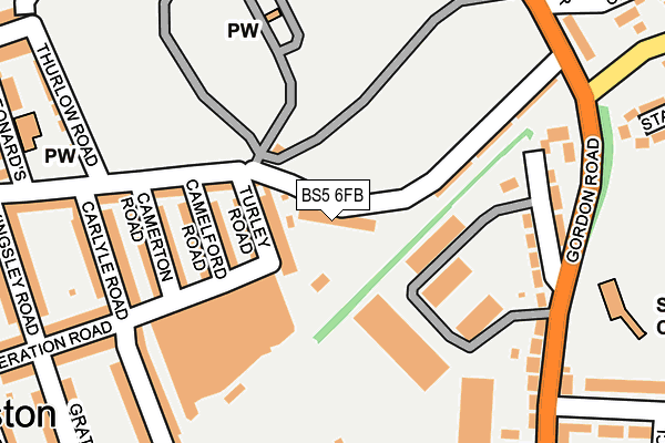 BS5 6FB map - OS OpenMap – Local (Ordnance Survey)