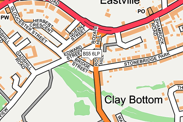 BS5 6LP map - OS OpenMap – Local (Ordnance Survey)