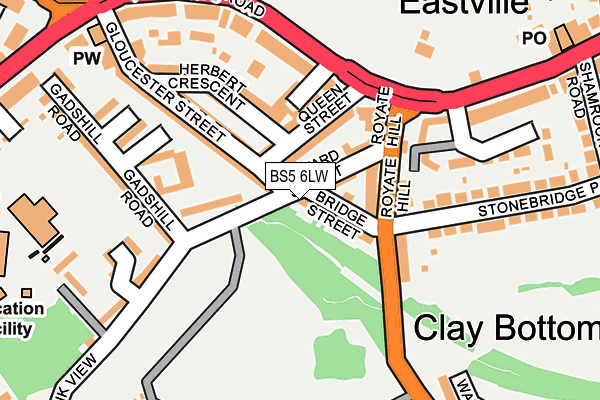 BS5 6LW map - OS OpenMap – Local (Ordnance Survey)