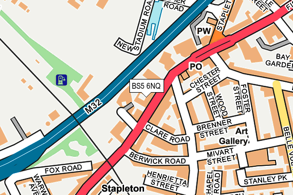 BS5 6NQ map - OS OpenMap – Local (Ordnance Survey)