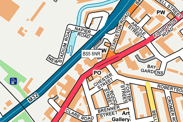 BS5 6NR map - OS OpenMap – Local (Ordnance Survey)