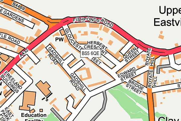 BS5 6QE map - OS OpenMap – Local (Ordnance Survey)