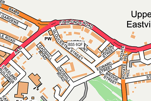 BS5 6QF map - OS OpenMap – Local (Ordnance Survey)
