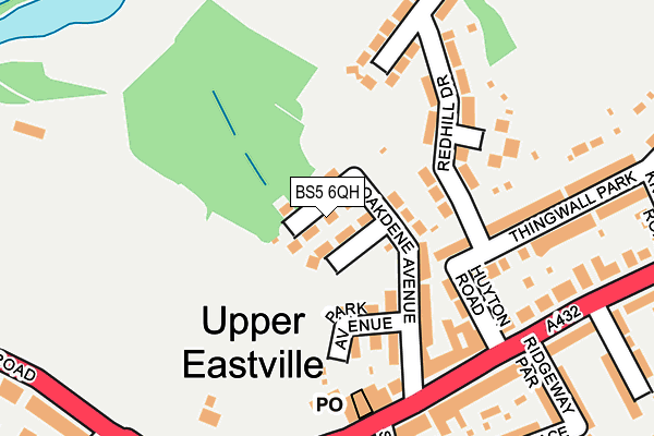 BS5 6QH map - OS OpenMap – Local (Ordnance Survey)