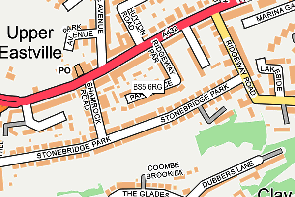 BS5 6RG map - OS OpenMap – Local (Ordnance Survey)