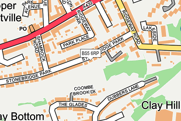 BS5 6RP map - OS OpenMap – Local (Ordnance Survey)