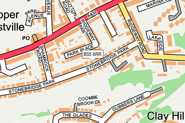 BS5 6RR map - OS OpenMap – Local (Ordnance Survey)