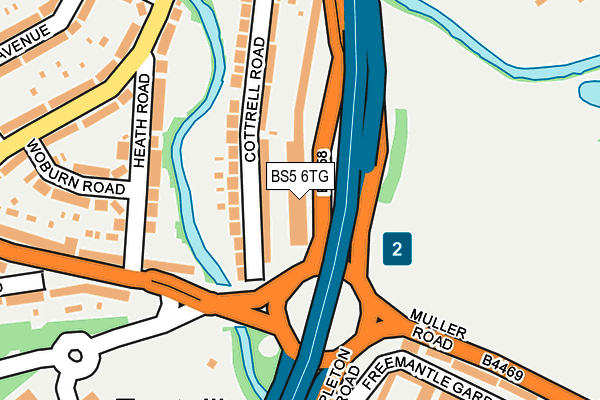 BS5 6TG map - OS OpenMap – Local (Ordnance Survey)