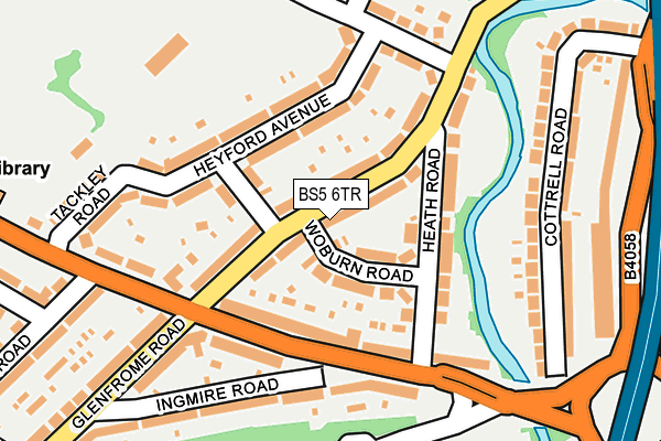 BS5 6TR map - OS OpenMap – Local (Ordnance Survey)