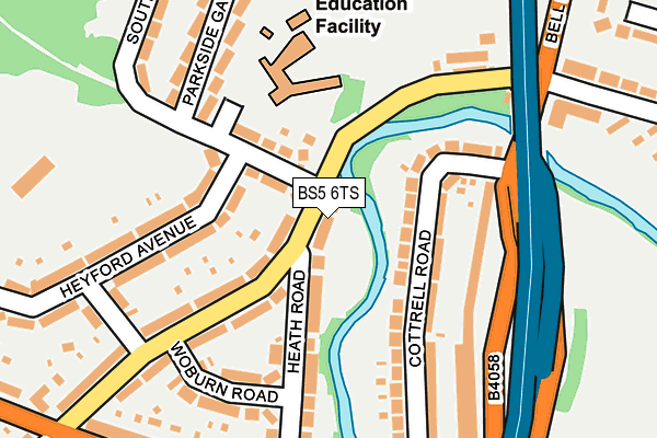 BS5 6TS map - OS OpenMap – Local (Ordnance Survey)