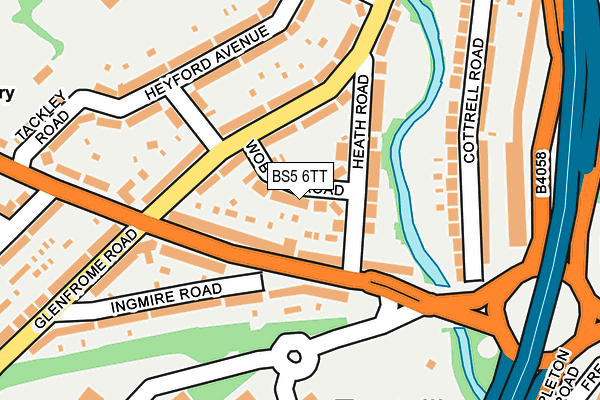 BS5 6TT map - OS OpenMap – Local (Ordnance Survey)