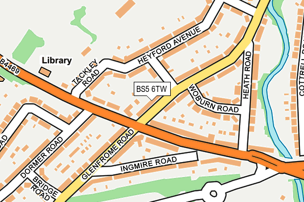BS5 6TW map - OS OpenMap – Local (Ordnance Survey)