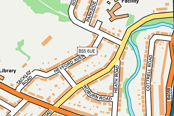 BS5 6UE map - OS OpenMap – Local (Ordnance Survey)