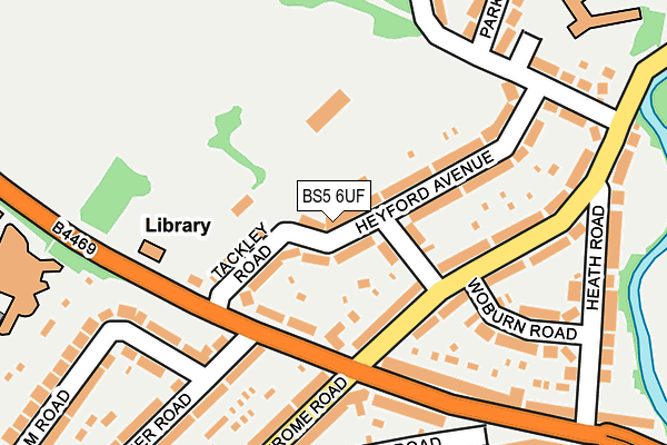 BS5 6UF map - OS OpenMap – Local (Ordnance Survey)