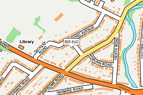 BS5 6UG map - OS OpenMap – Local (Ordnance Survey)