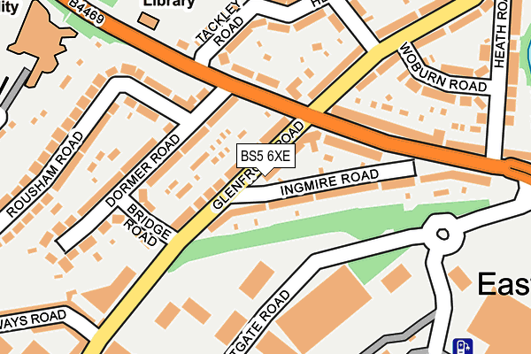BS5 6XE map - OS OpenMap – Local (Ordnance Survey)