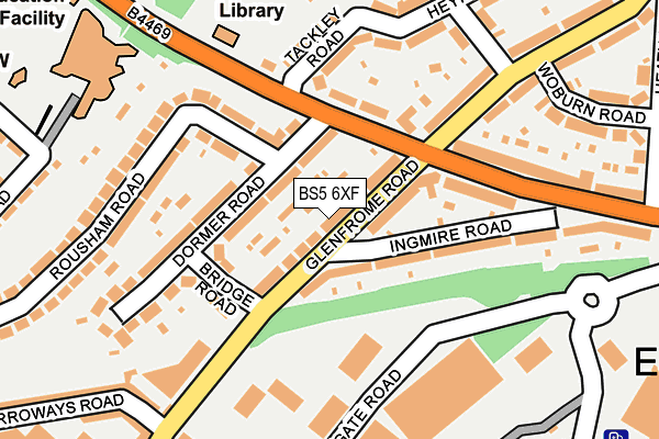 BS5 6XF map - OS OpenMap – Local (Ordnance Survey)