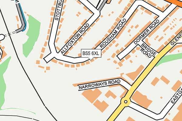 BS5 6XL map - OS OpenMap – Local (Ordnance Survey)