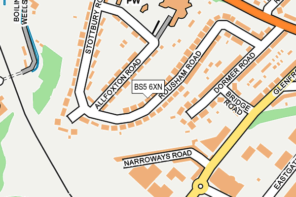 BS5 6XN map - OS OpenMap – Local (Ordnance Survey)