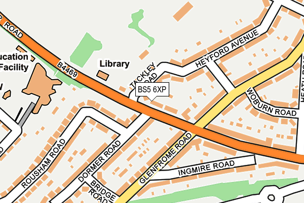 BS5 6XP map - OS OpenMap – Local (Ordnance Survey)