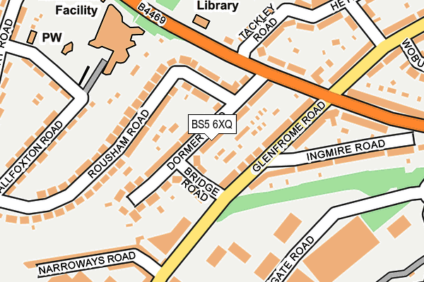 BS5 6XQ map - OS OpenMap – Local (Ordnance Survey)