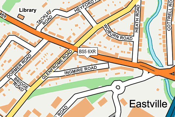 BS5 6XR map - OS OpenMap – Local (Ordnance Survey)