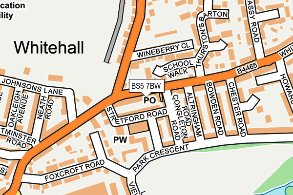 Map of 310 WHITEHALL ROAD MANAGEMENT COMPANY LTD at local scale