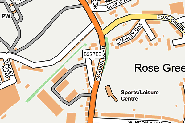 BS5 7EE map - OS OpenMap – Local (Ordnance Survey)