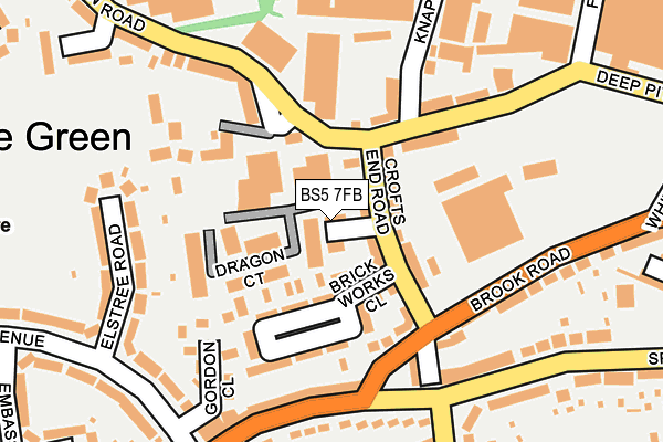 BS5 7FB map - OS OpenMap – Local (Ordnance Survey)